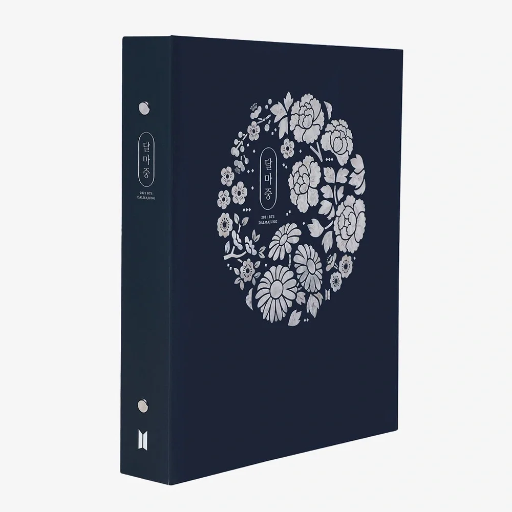 (NWOT) Official BTS 2021 Dalmajung Photocard Binder - Night Ver.